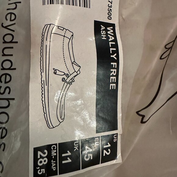 HEY DUDE WALLY FREE ASH 12 - Picture 2 of 5